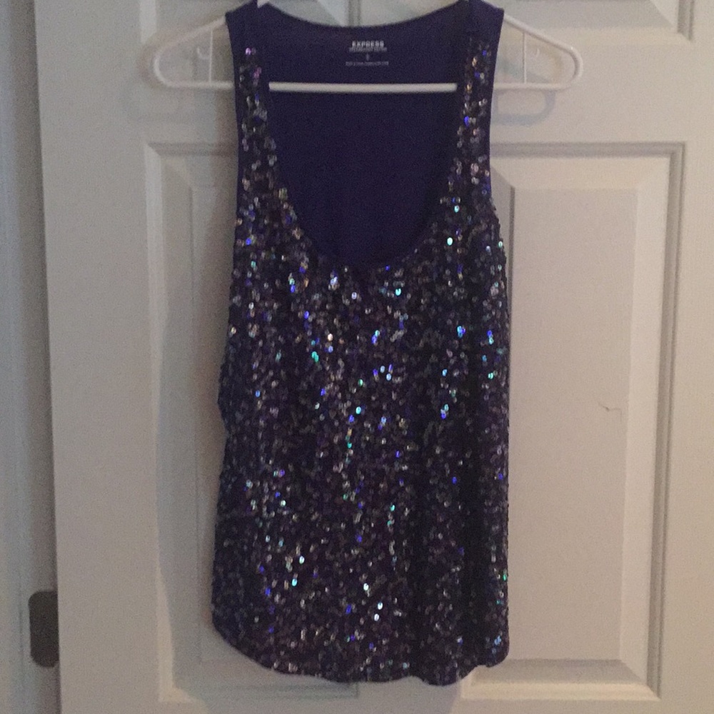 Sequin tank top